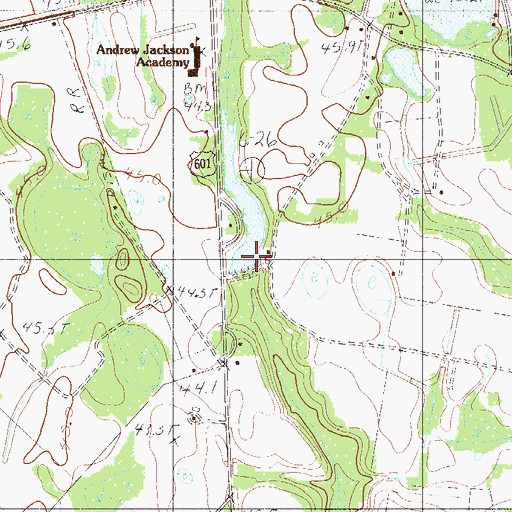 Topographic Map of Clear Pond School, SC