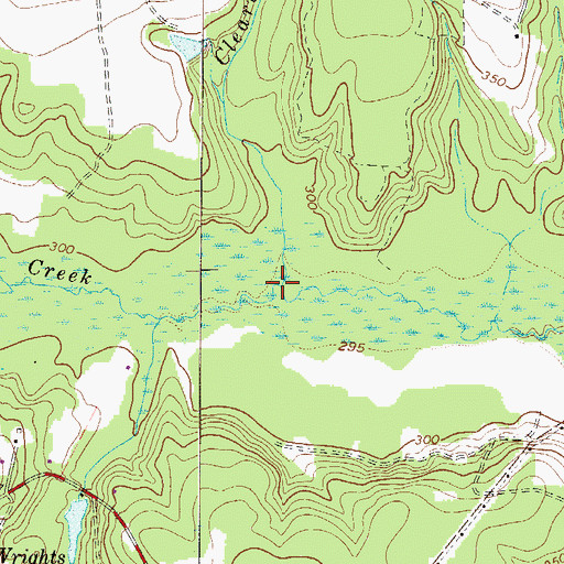 Topographic Map of Clearwater Branch, SC