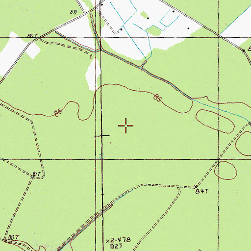 Topographic Map of Cockfield Bay, SC