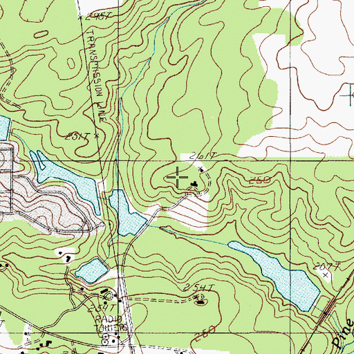 Topographic Map of Cool Spring Church, SC