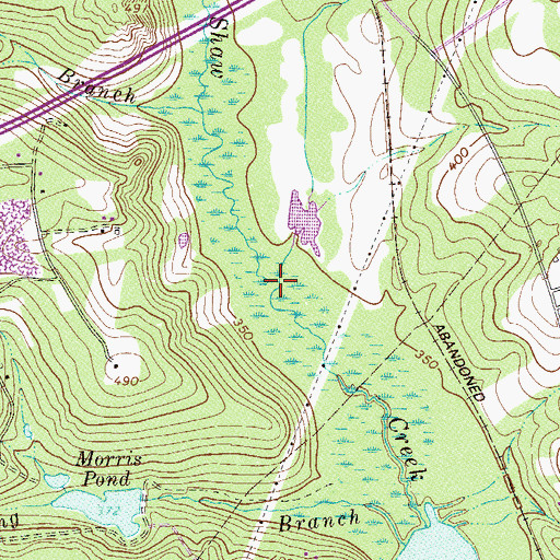 Topographic Map of Dairy Branch, SC