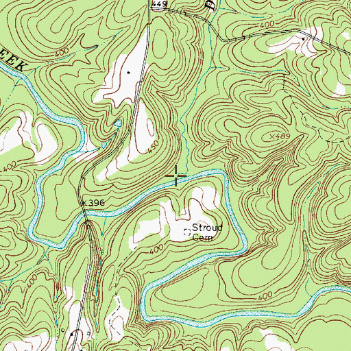 Topographic Map of Dairy Branch, SC