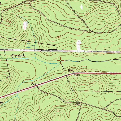 Topographic Map of Deadman Branch, SC