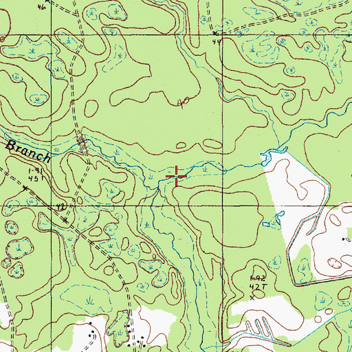 Topographic Map of Dobson Branch, SC
