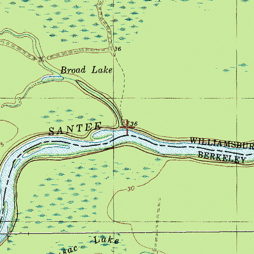 Topographic Map of Doctor Branch, SC