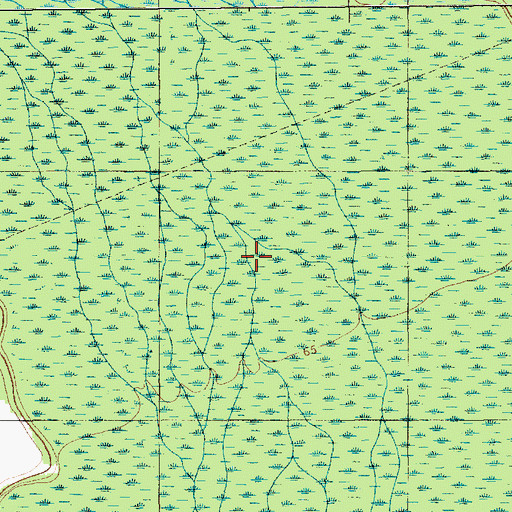 Topographic Map of Dogwood Pond, SC