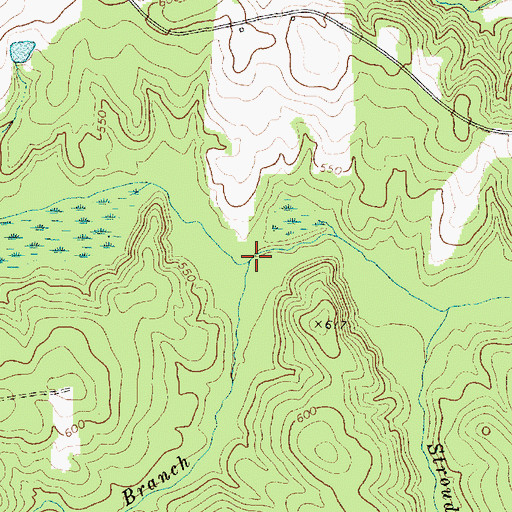 Topographic Map of Double Branch, SC