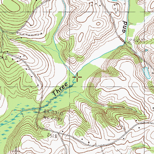 Topographic Map of Double Branch, SC