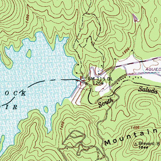 Topographic Map of Dowthit Cove, SC