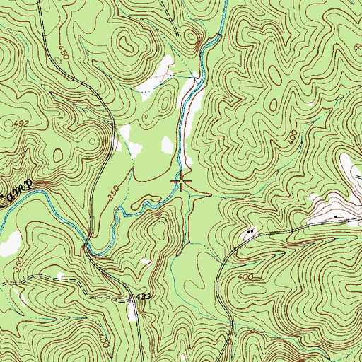 Topographic Map of Dry Creek, SC
