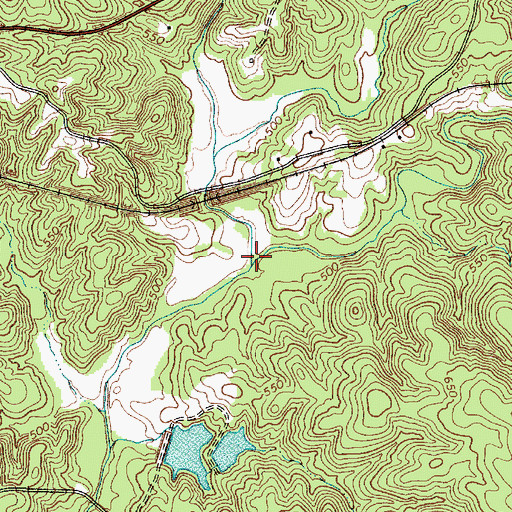 Topographic Map of Dry Fork, SC