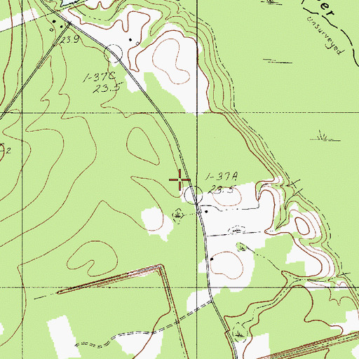 Topographic Map of Dryer School, SC
