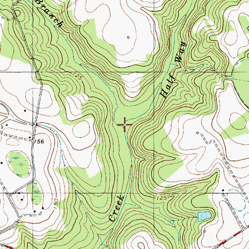 Topographic Map of Duckford Branch, SC