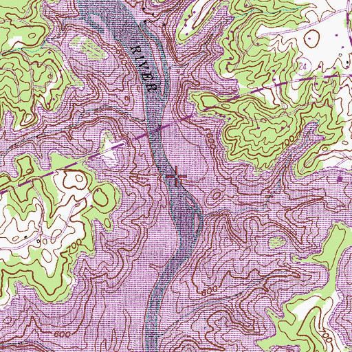 Topographic Map of Earles Bridge (historical), SC