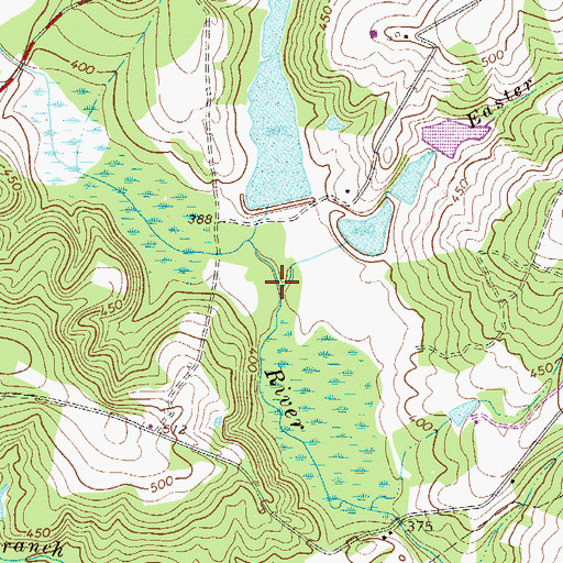 Topographic Map of Easter Branch, SC