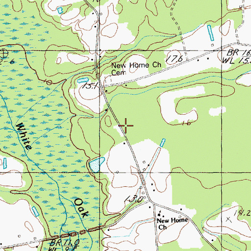 Topographic Map of Eldorado School Number 2, SC