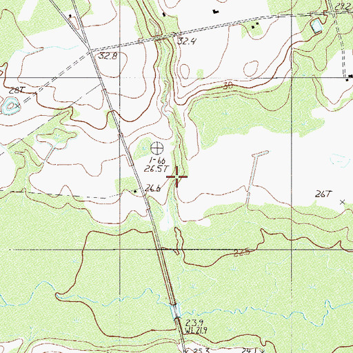 Topographic Map of Enon Church, SC