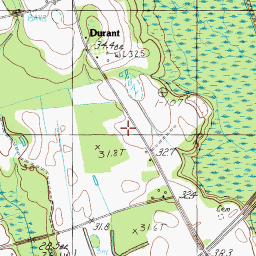 Topographic Map of Enterprise School, SC