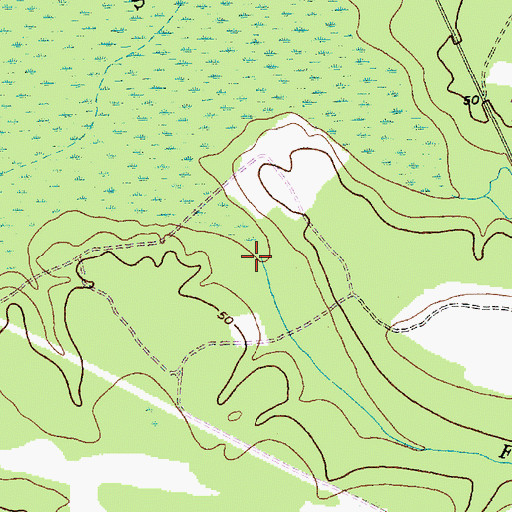 Topographic Map of Felder Branch, SC