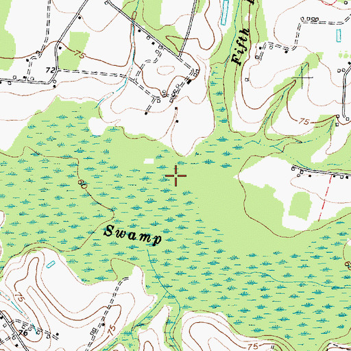 Topographic Map of Fifth Branch, SC
