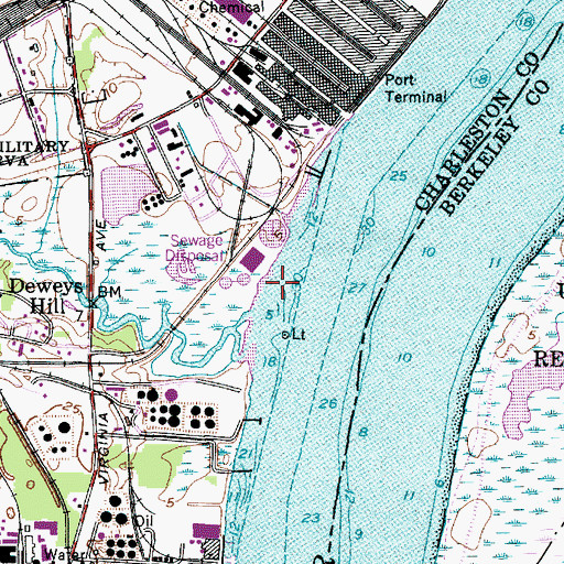 Topographic Map of Filbin Creek, SC