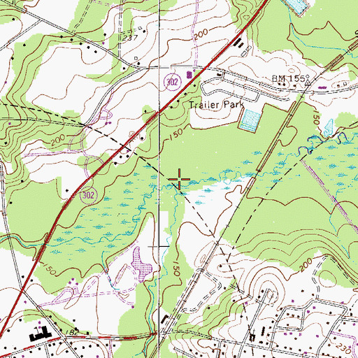 Topographic Map of First Creek, SC