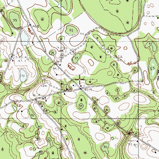 Topographic Map of Fish Pond Church, SC