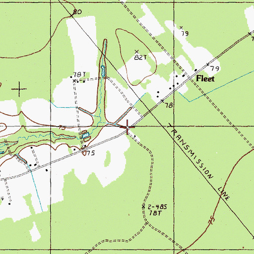 Topographic Map of Fleet School, SC