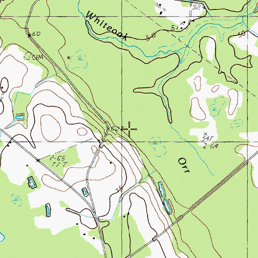 Topographic Map of Fowler School, SC