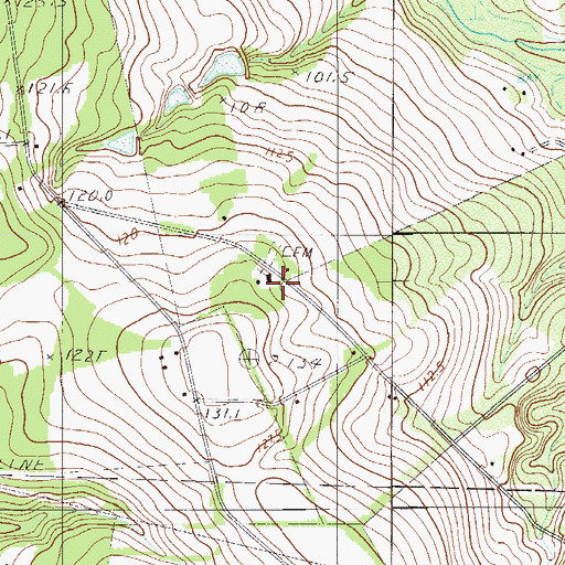 Topographic Map of Friendship School, SC