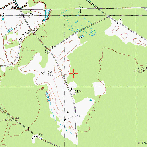 Topographic Map of Friendship School, SC