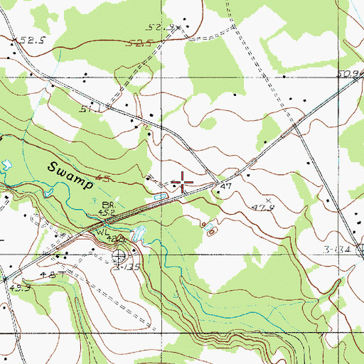 Topographic Map of Gardner School, SC