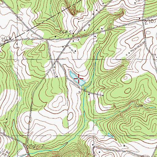 Topographic Map of Gillespie Lake, SC