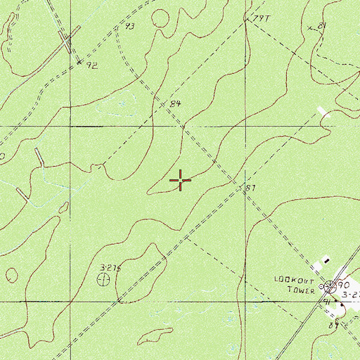 Topographic Map of Gillison Branch, SC