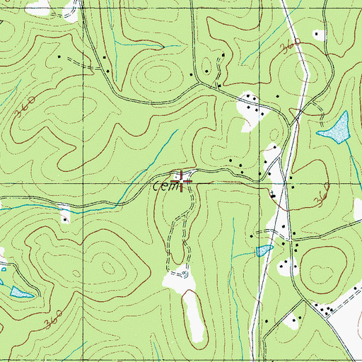 Topographic Map of Golden Grove Church, SC