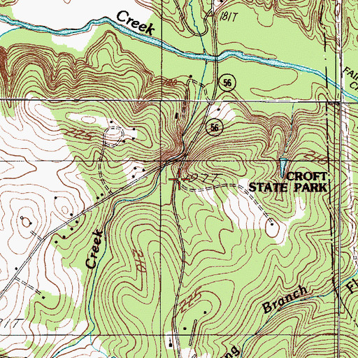 Topographic Map of Golightly Church, SC