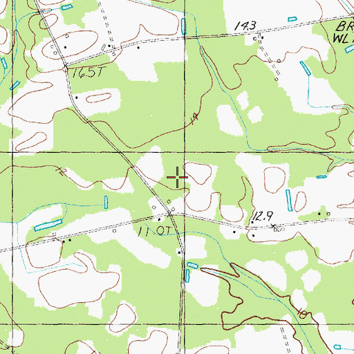 Topographic Map of Good Hope School, SC