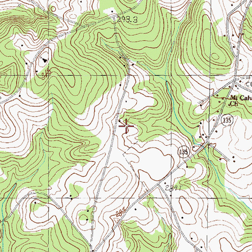 Topographic Map of Grace Church, SC