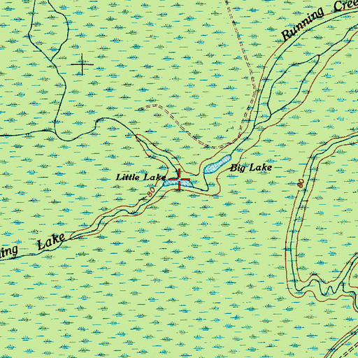 Topographic Map of Griffins Creek, SC