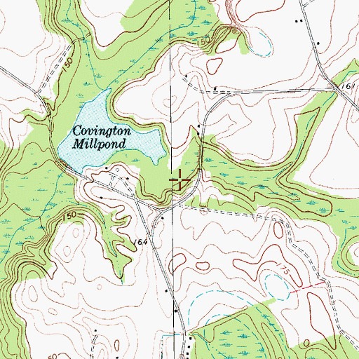 Topographic Map of Gulley Branch, SC