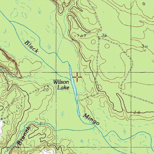 Topographic Map of Gully Branch, SC
