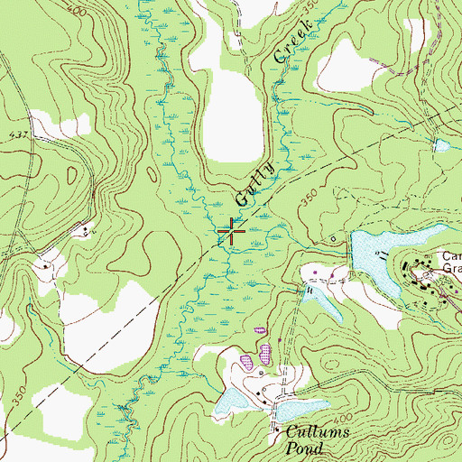 Topographic Map of Gully Creek, SC