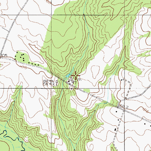 Topographic Map of Hall Hill Church, SC