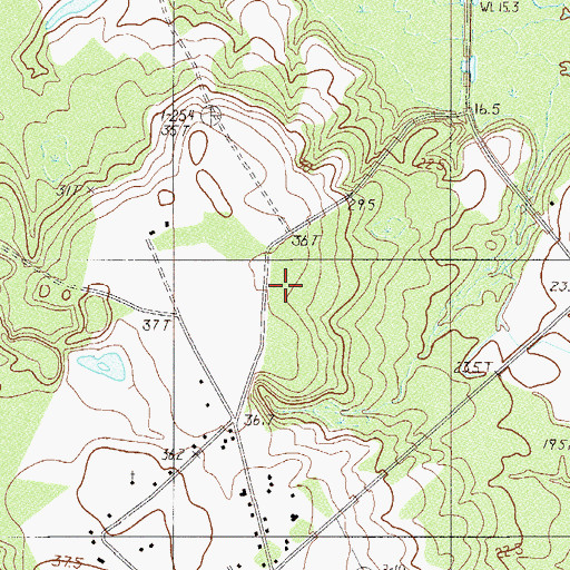 Topographic Map of Hay School, SC
