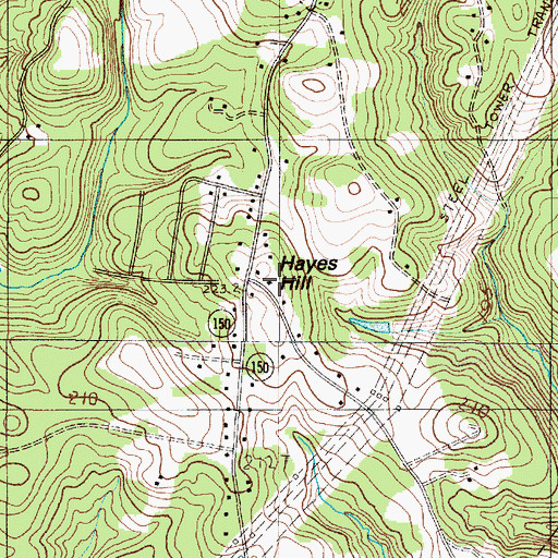 Topographic Map of Hayes Hill, SC