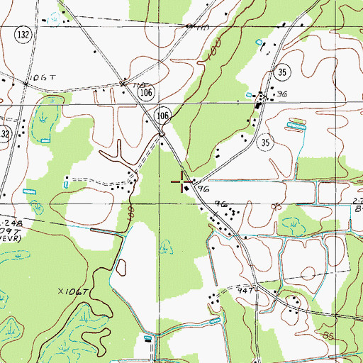 Topographic Map of Hicks School, SC