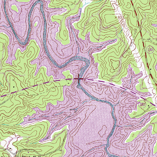Topographic Map of High Falls, SC