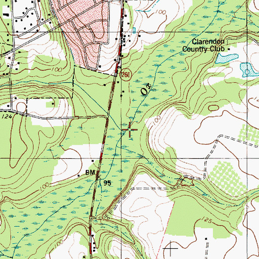 Topographic Map of Hog Branch, SC