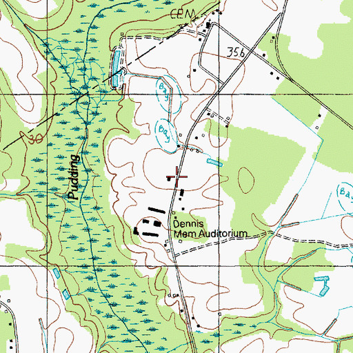 Topographic Map of Holiness Church, SC