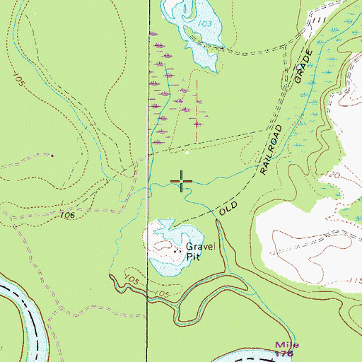Topographic Map of Hollow Creek, SC